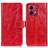 Custodia Portafoglio In Pelle Cover con Supporto K04Z per Motorola Moto G84 5G Rosso