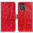 Custodia Portafoglio In Pelle Cover con Supporto K04Z per Motorola ThinkPhone 5G Rosso