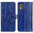 Custodia Portafoglio In Pelle Cover con Supporto K04Z per Nokia C02 Blu