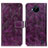 Custodia Portafoglio In Pelle Cover con Supporto K04Z per Nokia C20 Plus Viola