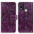 Custodia Portafoglio In Pelle Cover con Supporto K04Z per Nokia C21 Plus Viola