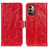 Custodia Portafoglio In Pelle Cover con Supporto K04Z per Nokia G11 Rosso