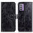 Custodia Portafoglio In Pelle Cover con Supporto K04Z per Nokia G310 5G Nero