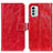 Custodia Portafoglio In Pelle Cover con Supporto K04Z per Nokia G60 5G Rosso