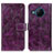 Custodia Portafoglio In Pelle Cover con Supporto K04Z per Nokia X100 5G Viola