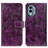 Custodia Portafoglio In Pelle Cover con Supporto K04Z per Nokia X30 5G Viola