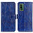 Custodia Portafoglio In Pelle Cover con Supporto K04Z per Nokia XR21 Blu