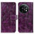 Custodia Portafoglio In Pelle Cover con Supporto K04Z per OnePlus 11 5G Viola