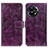 Custodia Portafoglio In Pelle Cover con Supporto K04Z per OnePlus Ace 2 5G Viola