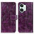 Custodia Portafoglio In Pelle Cover con Supporto K04Z per OnePlus Nord 3 5G Viola