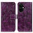 Custodia Portafoglio In Pelle Cover con Supporto K04Z per OnePlus Nord CE 3 5G Viola