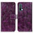 Custodia Portafoglio In Pelle Cover con Supporto K04Z per OnePlus Nord CE 5G Viola