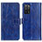 Custodia Portafoglio In Pelle Cover con Supporto K04Z per Oppo A55 5G Blu