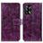 Custodia Portafoglio In Pelle Cover con Supporto K04Z per Oppo A74 4G Viola