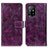 Custodia Portafoglio In Pelle Cover con Supporto K04Z per Oppo A94 5G Viola