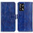 Custodia Portafoglio In Pelle Cover con Supporto K04Z per Oppo F19 Blu