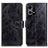 Custodia Portafoglio In Pelle Cover con Supporto K04Z per Oppo F21s Pro 4G Nero