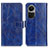 Custodia Portafoglio In Pelle Cover con Supporto K04Z per Oppo Reno10 5G Blu