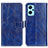 Custodia Portafoglio In Pelle Cover con Supporto K04Z per Realme 9i 4G Blu