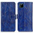 Custodia Portafoglio In Pelle Cover con Supporto K04Z per Realme C11 (2021) Blu