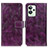 Custodia Portafoglio In Pelle Cover con Supporto K04Z per Realme GT2 Pro 5G Viola