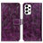 Custodia Portafoglio In Pelle Cover con Supporto K04Z per Samsung Galaxy A23 4G Viola