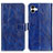 Custodia Portafoglio In Pelle Cover con Supporto K04Z per Samsung Galaxy F04 Blu