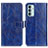 Custodia Portafoglio In Pelle Cover con Supporto K04Z per Samsung Galaxy F13 4G Blu
