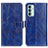 Custodia Portafoglio In Pelle Cover con Supporto K04Z per Samsung Galaxy M13 4G Blu