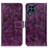 Custodia Portafoglio In Pelle Cover con Supporto K04Z per Samsung Galaxy M53 5G Viola