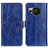 Custodia Portafoglio In Pelle Cover con Supporto K04Z per Sharp Aquos R8 Blu