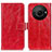 Custodia Portafoglio In Pelle Cover con Supporto K04Z per Sharp Aquos R8 Pro Rosso