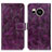 Custodia Portafoglio In Pelle Cover con Supporto K04Z per Sharp Aquos Sense7 Plus Viola