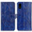 Custodia Portafoglio In Pelle Cover con Supporto K04Z per Sharp Aquos wish Blu