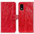 Custodia Portafoglio In Pelle Cover con Supporto K04Z per Sharp Aquos wish3 Rosso