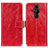 Custodia Portafoglio In Pelle Cover con Supporto K04Z per Sony Xperia PRO-I Rosso