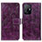 Custodia Portafoglio In Pelle Cover con Supporto K04Z per Xiaomi Mi 11T 5G Viola