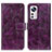 Custodia Portafoglio In Pelle Cover con Supporto K04Z per Xiaomi Mi 12 5G Viola