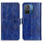 Custodia Portafoglio In Pelle Cover con Supporto K04Z per Xiaomi Poco C55 Blu