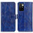 Custodia Portafoglio In Pelle Cover con Supporto K04Z per Xiaomi Redmi 10 4G Blu