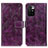 Custodia Portafoglio In Pelle Cover con Supporto K04Z per Xiaomi Redmi 10 4G Viola