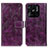 Custodia Portafoglio In Pelle Cover con Supporto K04Z per Xiaomi Redmi 10 India Viola