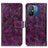 Custodia Portafoglio In Pelle Cover con Supporto K04Z per Xiaomi Redmi 11A 4G Viola