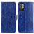 Custodia Portafoglio In Pelle Cover con Supporto K04Z per Xiaomi Redmi Note 10 5G Blu