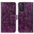 Custodia Portafoglio In Pelle Cover con Supporto K04Z per Xiaomi Redmi Note 11 4G (2022) Viola