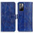 Custodia Portafoglio In Pelle Cover con Supporto K04Z per Xiaomi Redmi Note 11 5G Blu