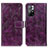 Custodia Portafoglio In Pelle Cover con Supporto K04Z per Xiaomi Redmi Note 11 5G Viola