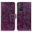 Custodia Portafoglio In Pelle Cover con Supporto K04Z per Xiaomi Redmi Note 11 Pro 4G Viola