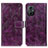 Custodia Portafoglio In Pelle Cover con Supporto K04Z per Xiaomi Redmi Note 12R Pro 5G Viola