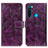 Custodia Portafoglio In Pelle Cover con Supporto K04Z per Xiaomi Redmi Note 8 (2021) Viola